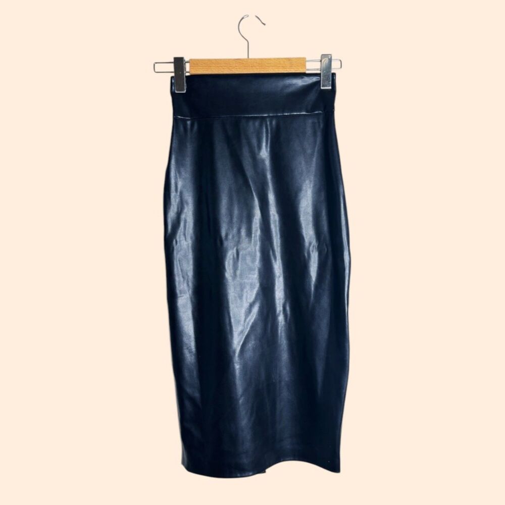 Enza Costa Black Pencil Skirt